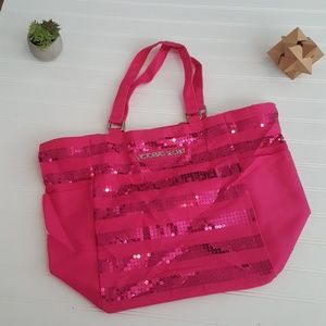 VS Sequin Tote Bag NEW